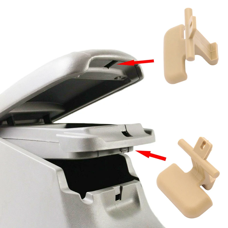 

2Pcs Center Console Armrest Upper & Lower Latch Clip for Hyundai Sonata 2009 2010 VV 846613K000 84662-3K000 Interior Accessories