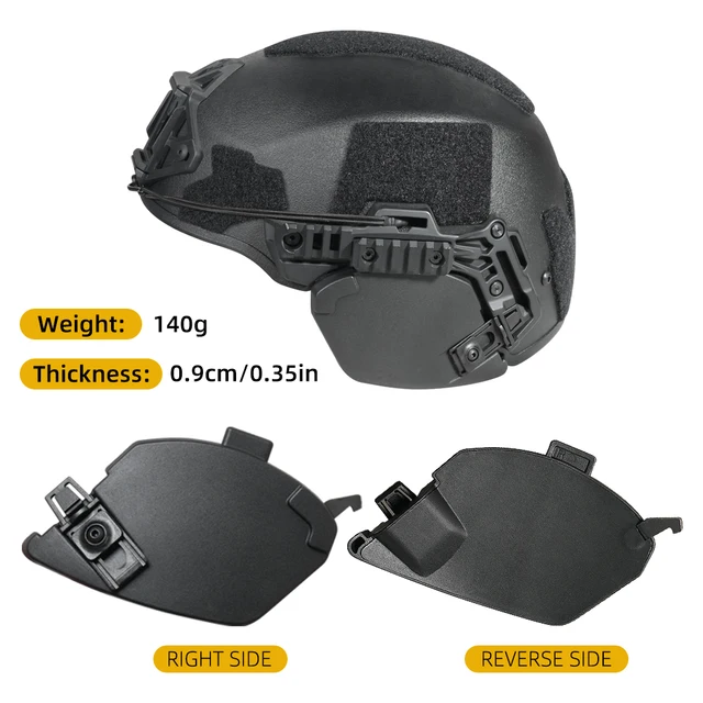 BOOIU Tactical Airsoft Wendy Ex Helmet 3.0 Guide Rail Side Cover Ear Protection Cover Helmet Earmuffs For Helmet Accessories 4