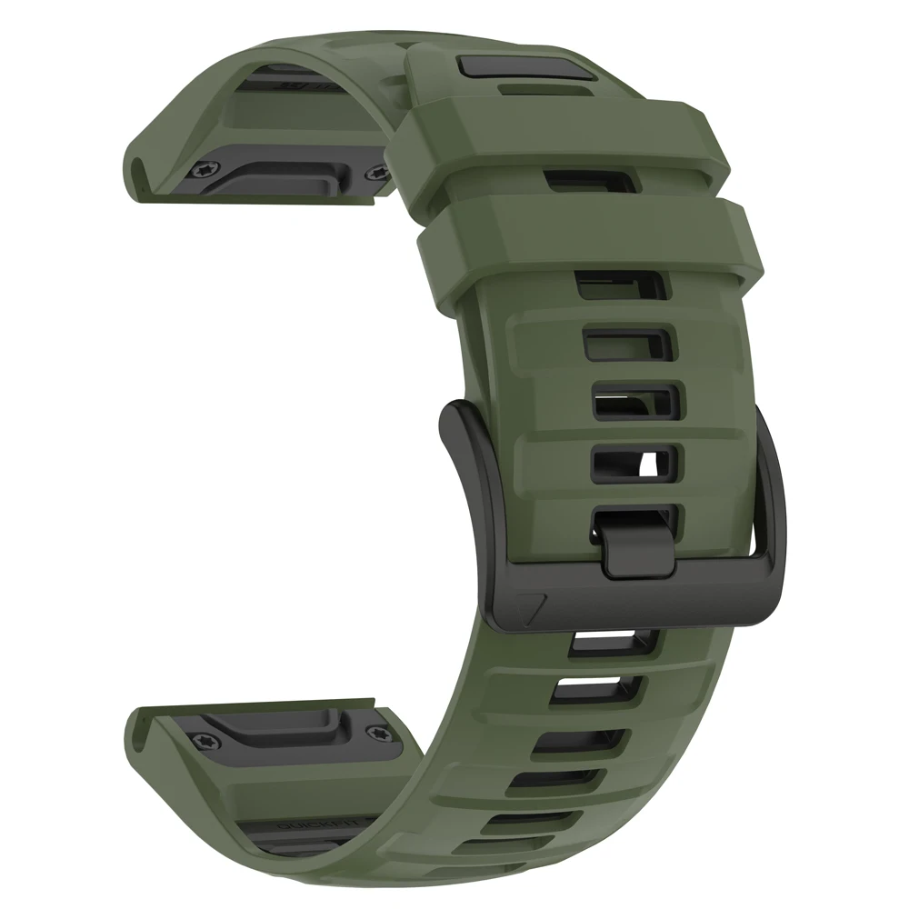 Premium Silicone Strap for Fenix8 Watch - Versatile Fitness Band in Multiple Sizes