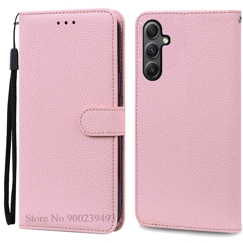 Elegant Leather Wallet Flip Case for Samsung Galaxy M35 5G