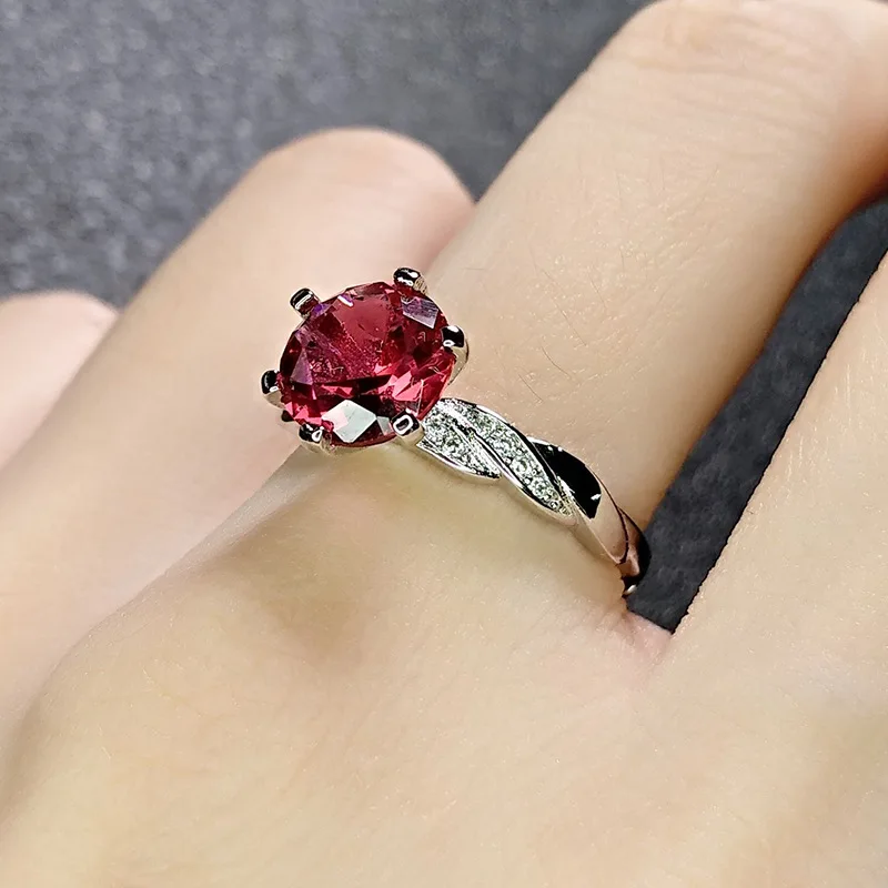 Neema Hibiscus Ruby Ring | Gold rings fashion, Gold earrings designs,  Bridal diamond necklace