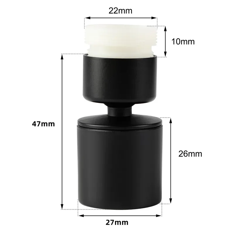 Description Picture 3 of itemMini Kitchen Faucet Aerator Flexible 360 Degree Swivel Tap Water Saving Faucet Nozzle Sprayer Taps 2 Modes Head Sink Mixer