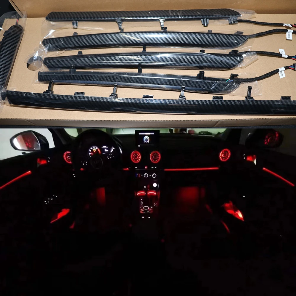 Ambient light 21/32 Color For Audi 13-21 A3 S3 RS3 Turbine Luminous Air
