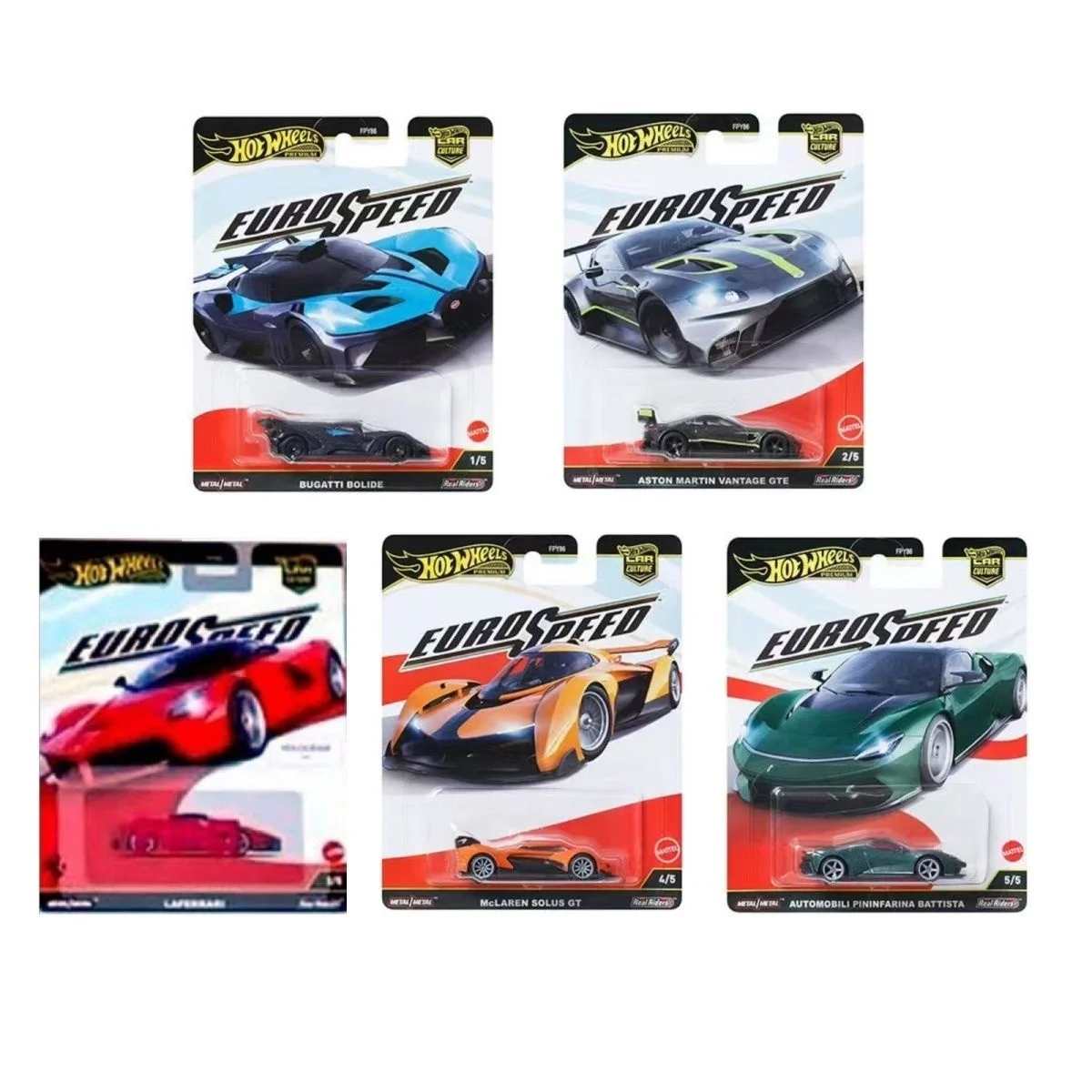 Original Hot Wheels Premium Car Culture Eurospeed Toy Boy 1