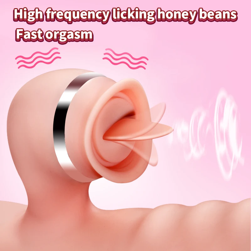 Dildo Neuer leistungsstarker Vibrator für Frauen G-Punkt-Kaninchenvibrator Zunge lecken Klitoris Stimulato_voghion.com