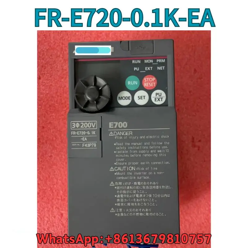 

Used Frequency converter FR-E720-0.1K-EA test OK Fast Shipping