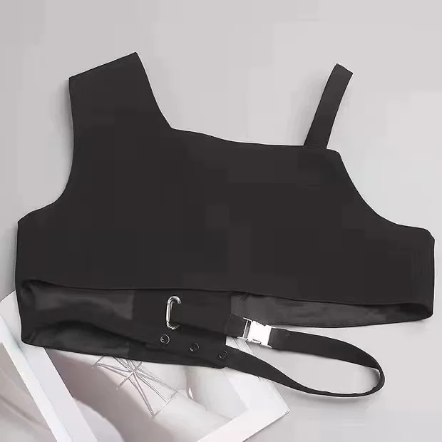 Description Picture 4 of itemFashionable Irregular summer vest for woman waistcoat woman sleeveless vest woman upscale  style waistcoat vest vest