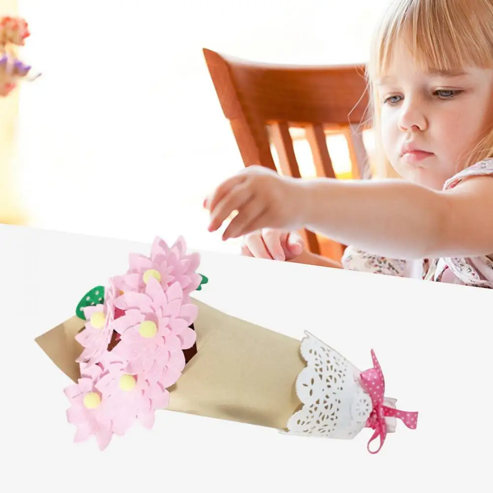 

Diy Bouquet Kit Eco-friendly Diy Flower Bouquet Kit for Kids Vibrant Colors Unique Texture Parent-child Toy Creative Gift