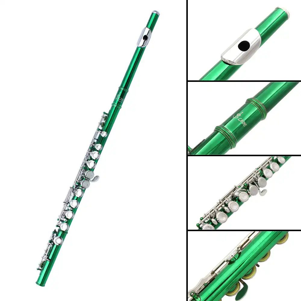 SLADE 16 Holes C Tone Flute with E Key Woodwind Instrument Concert