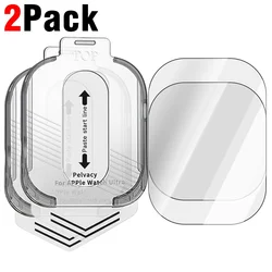 Premium Shatterproof Tempered Glass Screen Protectors for Apple Watch - Easy Installation (2 Pack)