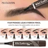 4 Forks Waterproof Eye Brow Pencil Matte Smudge-proof Liquid Tint Makeup Natural Lasting Eyebrow Tattoo Cosmetic 2