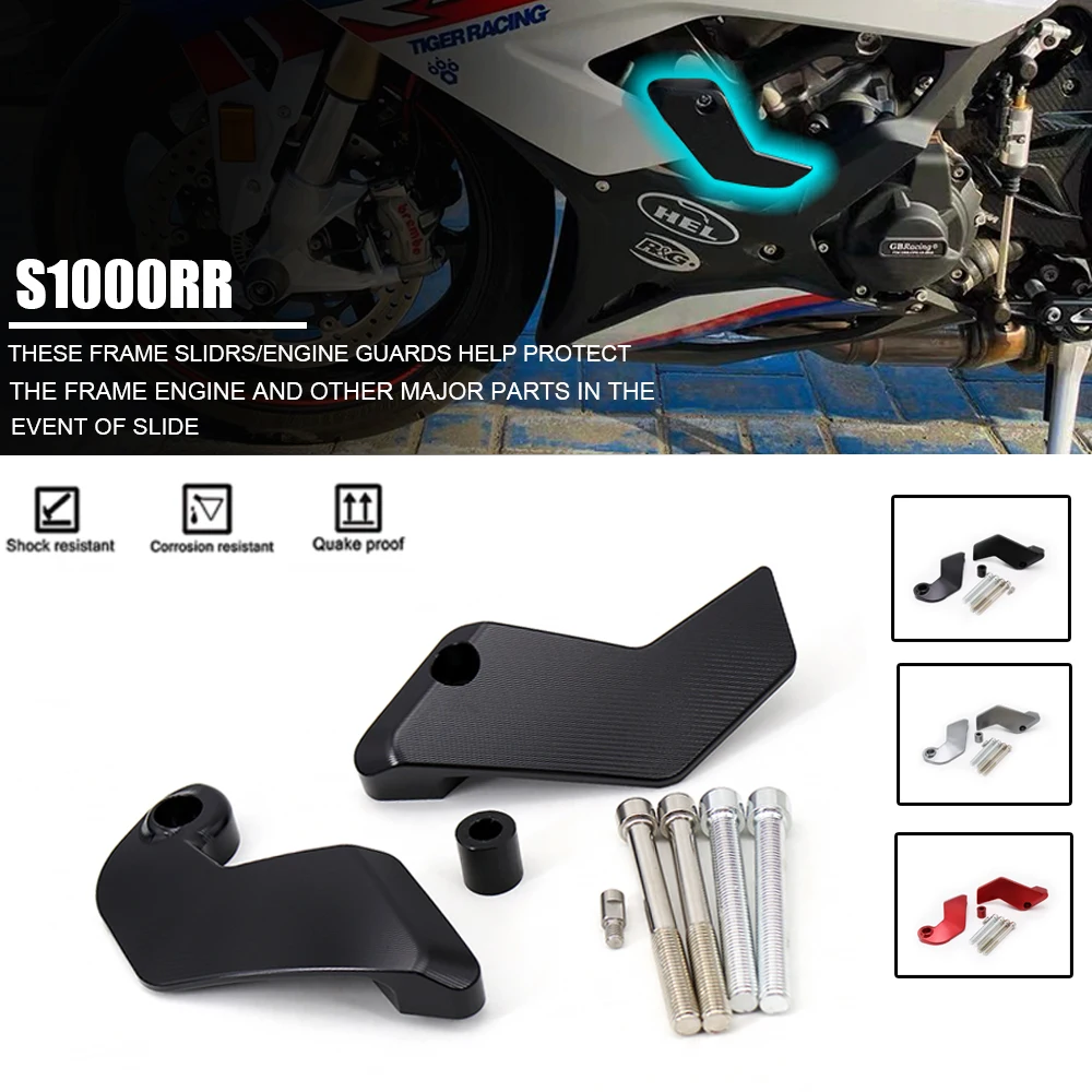 

2021 2020 2019 S 1000 RR Frame Sliders Motorcycle Engine Crash Pad Falling Protection For BMW S1000RR S1000 RR