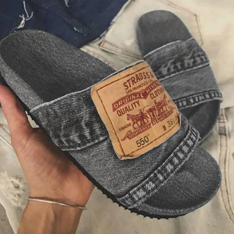 2024 Boutique Summer Women's Slippers New High Quality Thick-soled Women's Shoes Fashion Trend Non-slip Casual Sandals