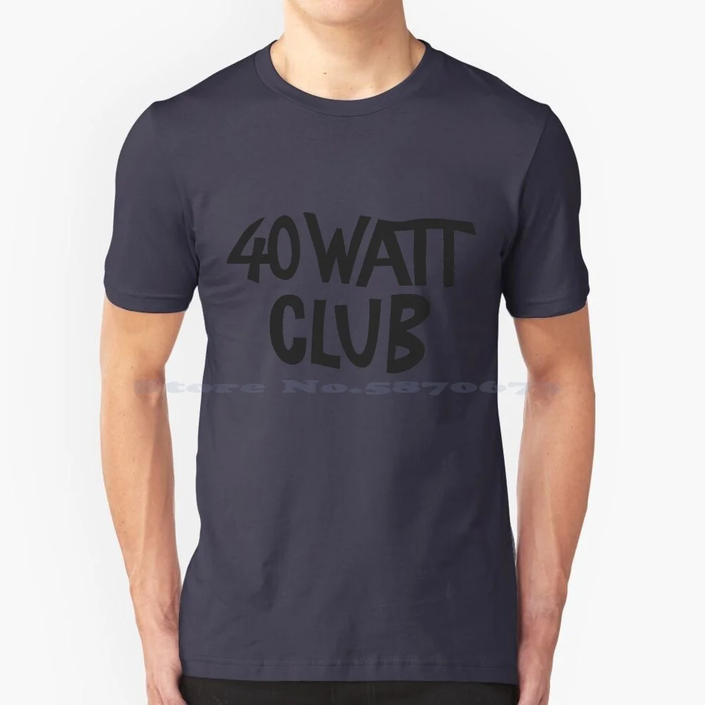 40 Watt Club T Shirt 100% Cotone Tee 40 Watt Club Tank Girl Comic Book British Anni '90 Jet Girl Booga Sub Girl Scadenza