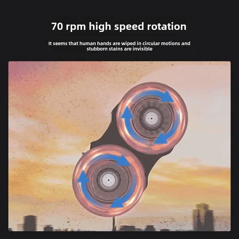 HUTT C7 Intelligent Frequency Conversion Water Jet Window Cleaning Robot Automatic High-rise Glass Cleaning Artifacts 100-240V 3