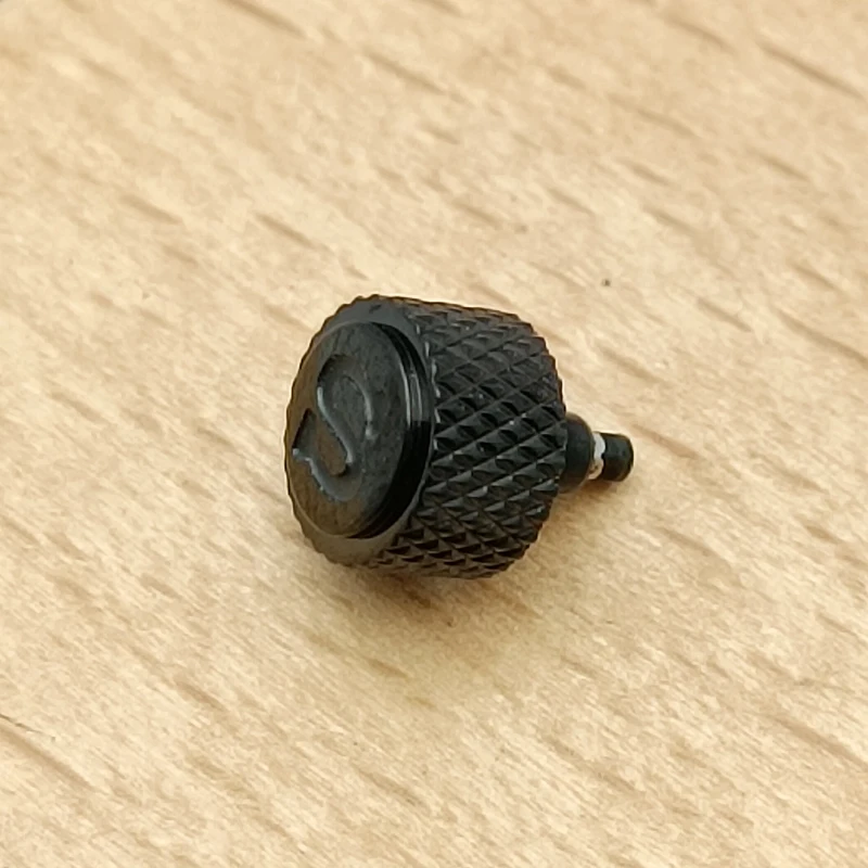 Elegant Silver Gold Black Watch Crown Replacement for NH Watch Movement Collection