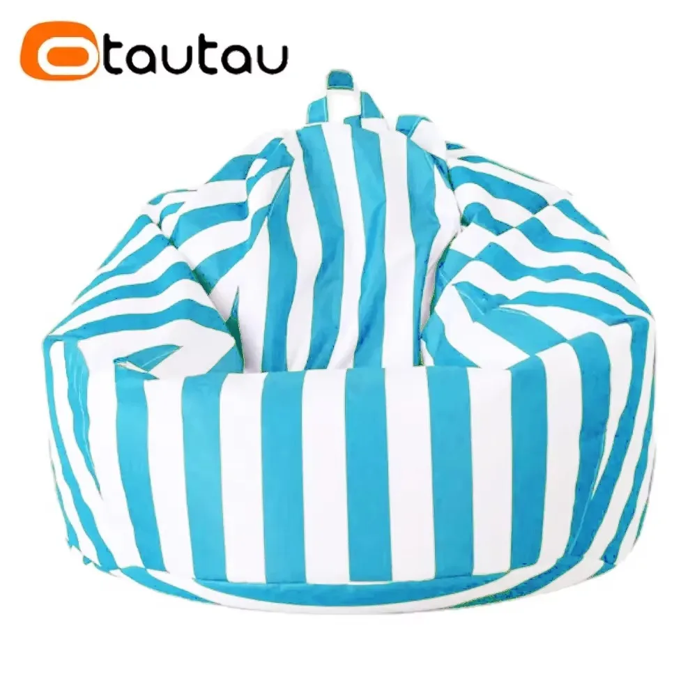 OTAUTAU Filled Outdoor Bean Bag Pouf With Filler Waterproof Puff Salon Beach Garden Beanbag Chair Corner Seat Puf Sac DD046 bean bag chair