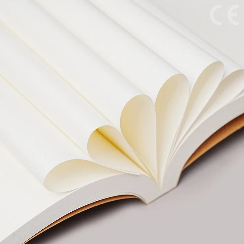 DIY Cover Kraft Paper Notebook A5/B5 Size 100/200 Sheets Blank Journal Draft Book for Students Teachers School Office - 3