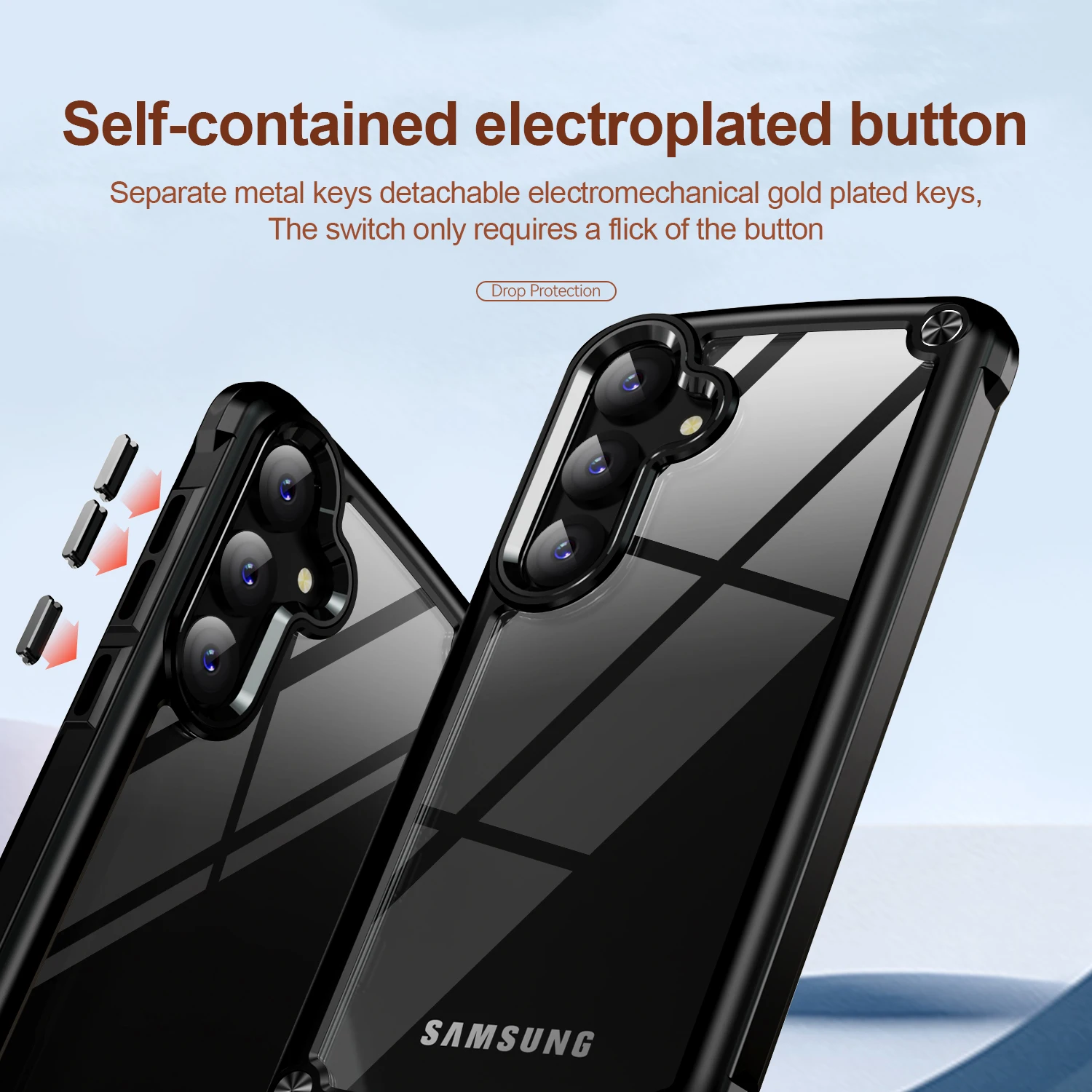 Armor Military Grade Clear Protective Phone Case
