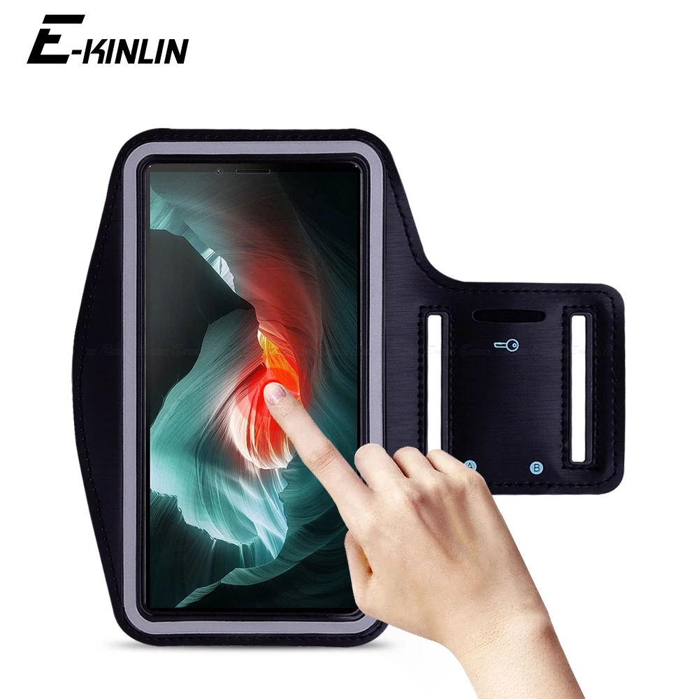 Durable Sports Armband for Running, Cycling, and Gym Workouts - Universal Phone Holder for Active Lifestyles