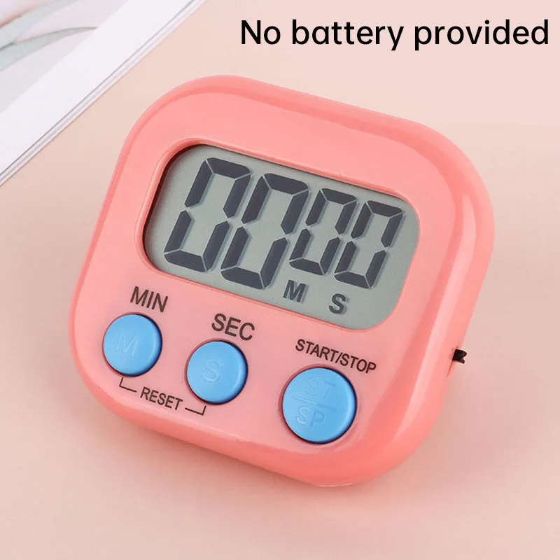 Magnetic LCD Digital Kitchen Timer with Alarm Clock Function
