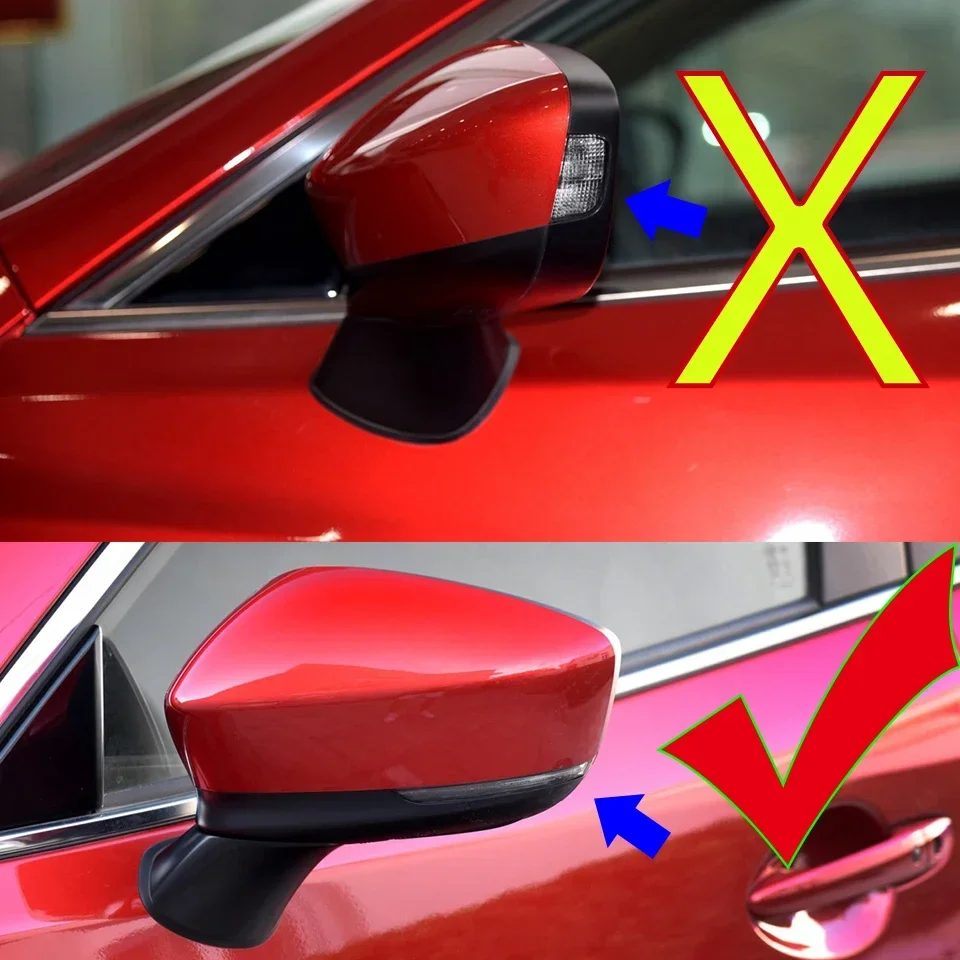 Carcasa Para Retrovisor Mazda CX-30 2020-2022 - Tapa Protectora Color Rojo, ABS Resistente