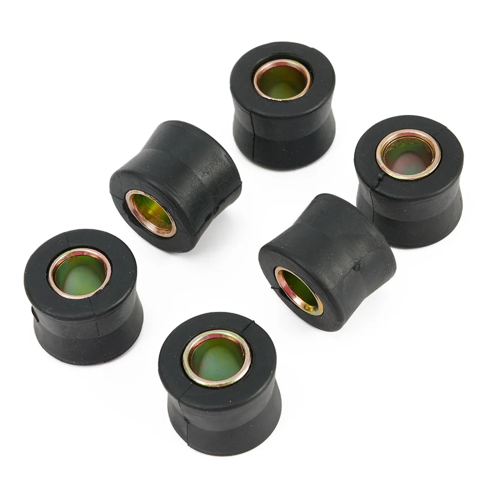 

Bush Shock Absorber Rear Rubber Ring Bushing 6pcs Height 20mm Motorbike Universal High-quality Practical To Use