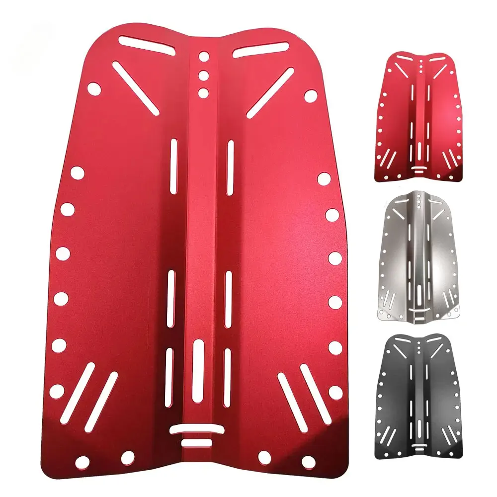 Tech Scuba Diving Backplate mit Löchern, Taucher-BCD-Gurt-Rückenplatte für flexible Zubehörmontage, robust und stabil – Detail 2