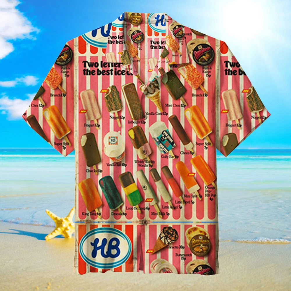 thumbnail image 1 of Camisas hawaianas 2024 para hombre, camiseta de verano con helado, estampados de playa, camisetas de manga corta, diseño original informal, ropa para hombre, 1 of 5