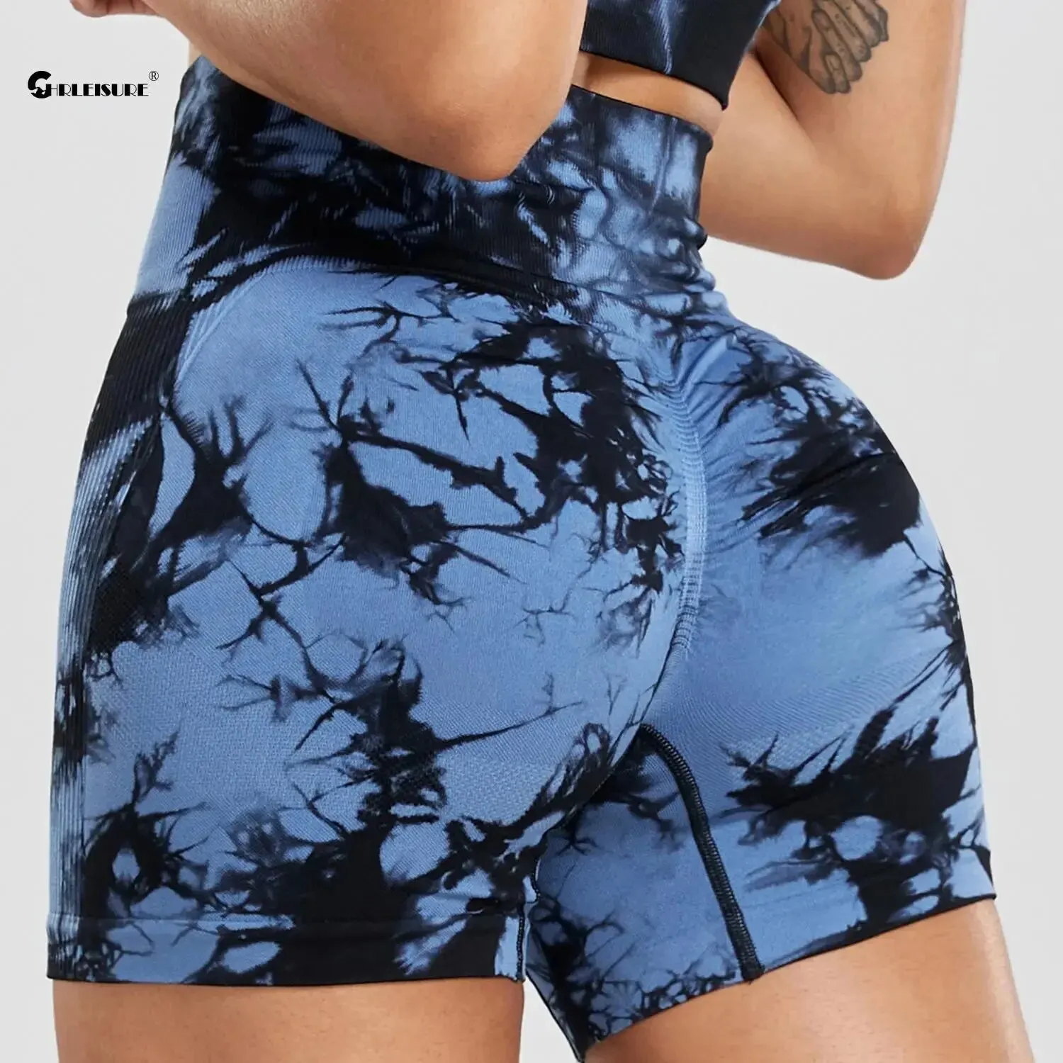 Workout Shorts Women Shorts Seamless Yoga Tight Butt Lifting Workout Cycling Sweatpants High Waist Elastic Sports