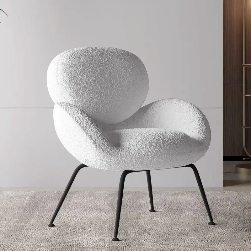 Nordic Furniture Light Luxury, Single, Sofa Chair, Home, Simple, Living Room, Bedroom, Lazy, Recliner, Balcony, Leisure, Chair