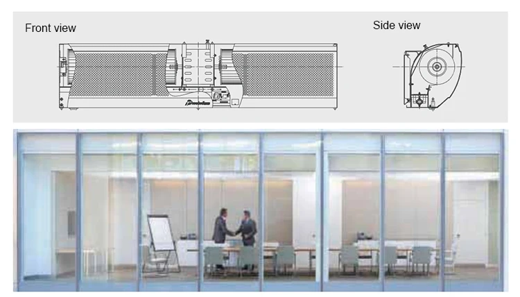 Description Picture 4 of itemAir Curtain Unit With High Efficiency Industrial Air Conditioning Unit