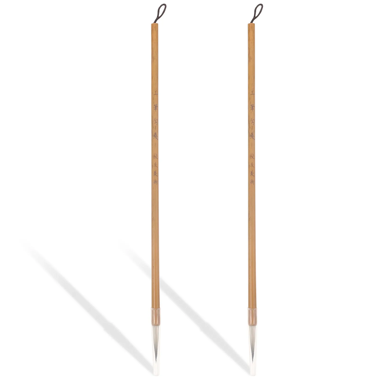 2Pcs 아트 디자인 브러쉬 세라믹 DIY 페인팅 연습 학교를위한 다기능 휴대용 수채화 페인트 브러쉬