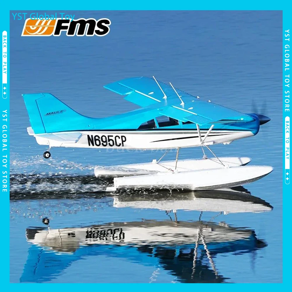 

FMS 1500mm RC Airplane Maule Park Flyer Plane Trainer Water Sea Plane 5CH With Flaps Floats PNP Collectible Model Hobby Aircraft