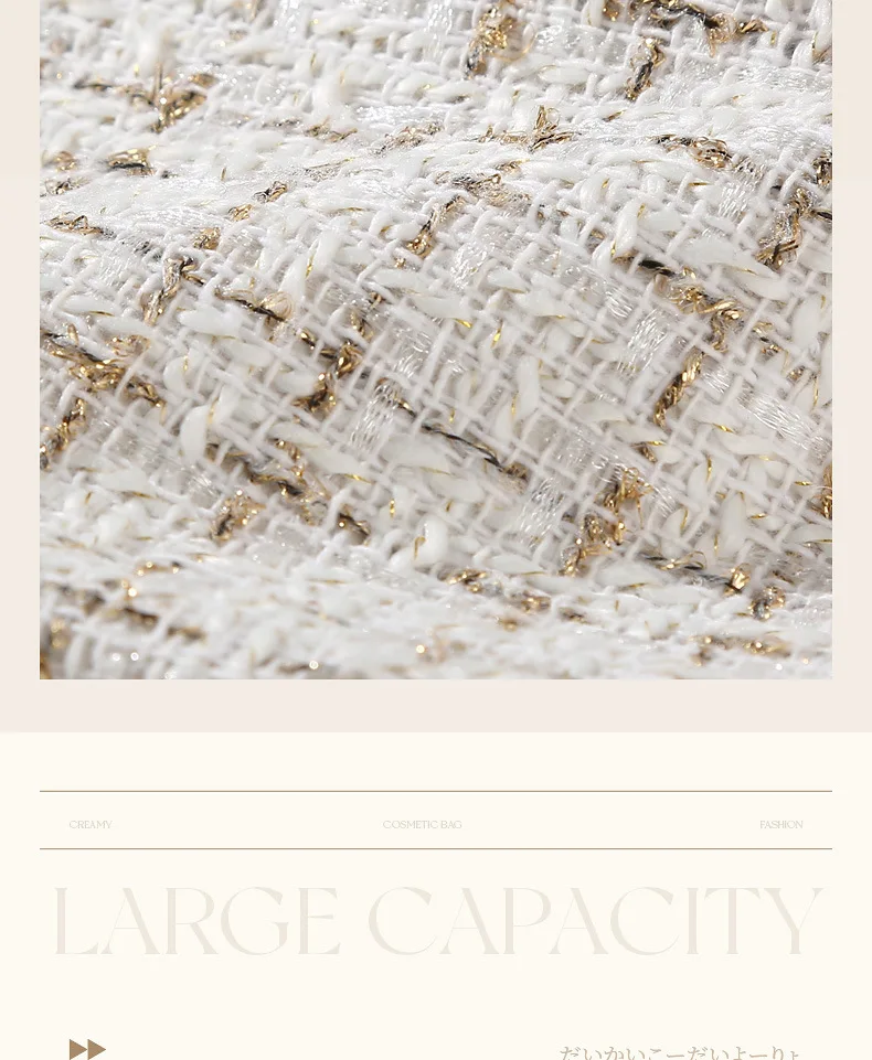 Square Plaid Cosmetic Bags Large Capacity Lipstick Toiletry Makeup Case Money Card Pouch Small Tampon Sanitary Napkin_voghion.com