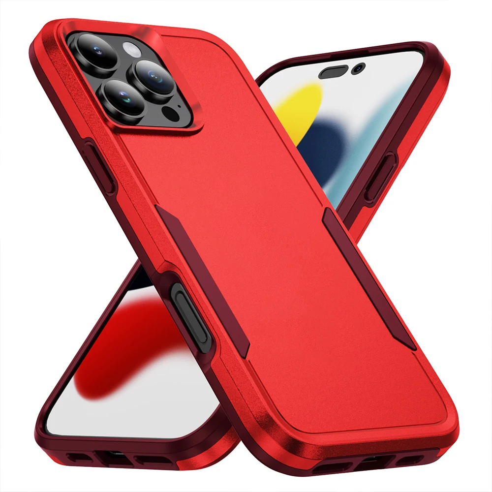 Enhanced Dual-Layer Military Grade Shockproof Phone Case