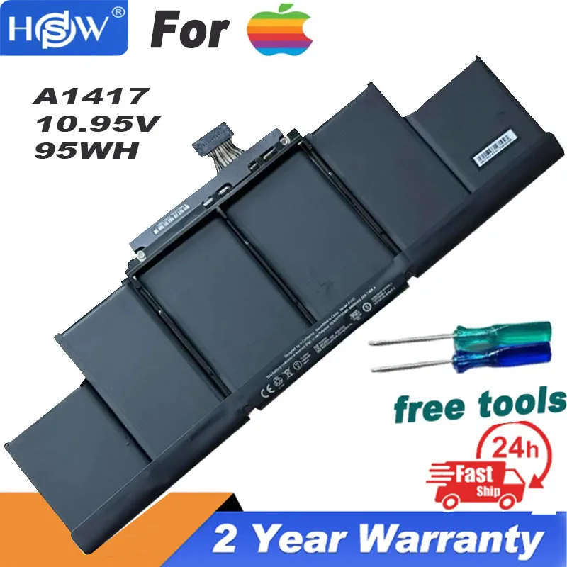 

Аккумулятор A1417 для ноутбука Apple Macbook Pro 15 дюймов A1398 (Mid 2012 ранние 2013) Retina MC975LL/A MC976LL/A MD831LL/A