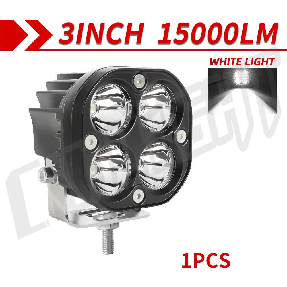 ตัวเลือกสินค้า ไฟสปอตไลท์ LED ทรงพลัง สำหรับมอเตอร์ไซค์ ดีไซน์สวย ส่องสว่างไกล