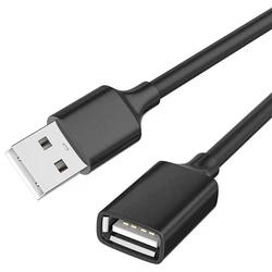 High - Speed USB 2.0 Male to Female Extension Cable - 3m (Black)