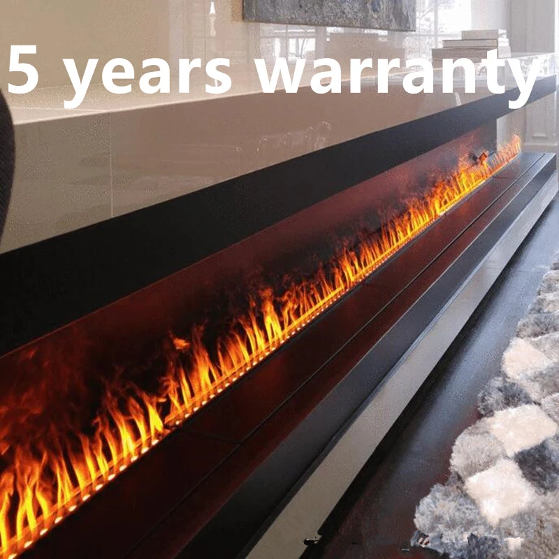 5 Years Warranty 150 Cm L Fog Steam Fire Place Electric Fireplace Water