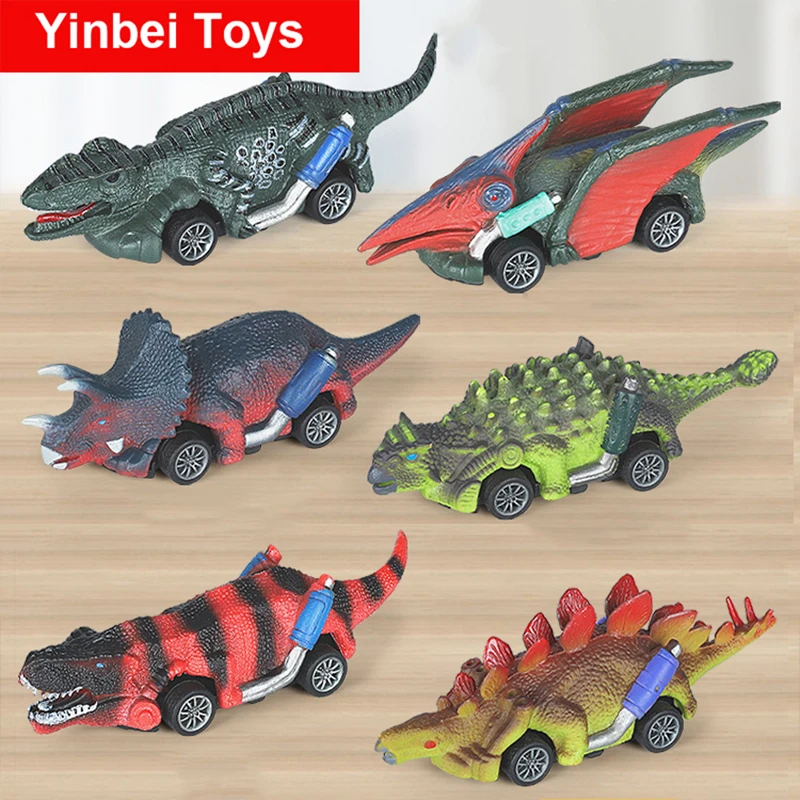 Игрушки-Динозавры автомобили для мальчиков Набор игрушечных машинок-динозавров