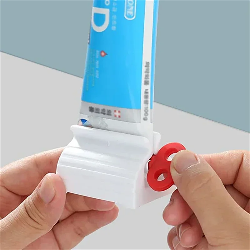 5-50pcs Rolling Tube Toothpaste Squeezer Toothpaste Seat Holder Stand Rotate Toothpaste Dispenser for Bathroom Accessories 3