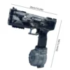 Electric Water Pistol Toy Automatic Strong Glock With Light Laser Squirt Water Gun Spray Blaster Summer Pool Toys for Kids Adult 6