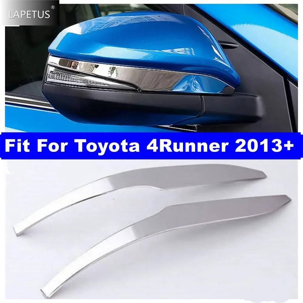 

Outer Door Rearview Mirror Anti-rub Rubbing Decoration Strip Cover Trim Fit For Toyota 4Runner 2013 - 2019 Exterior Accessories