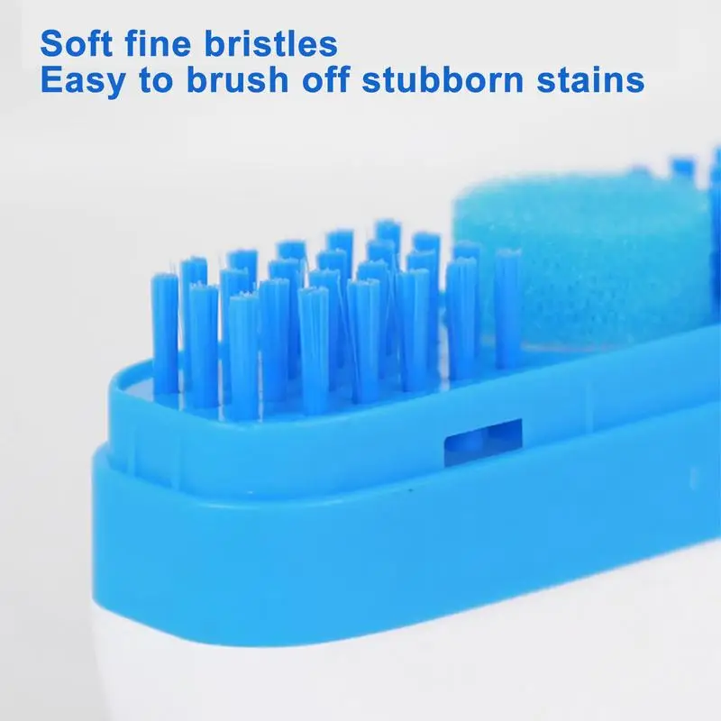 Brush For Shoes Laundry Brush Cleaning Brush Cleans Dirt And Grime From Shoes And Laundry Liquid Shoe Brush For Effective Stain 5