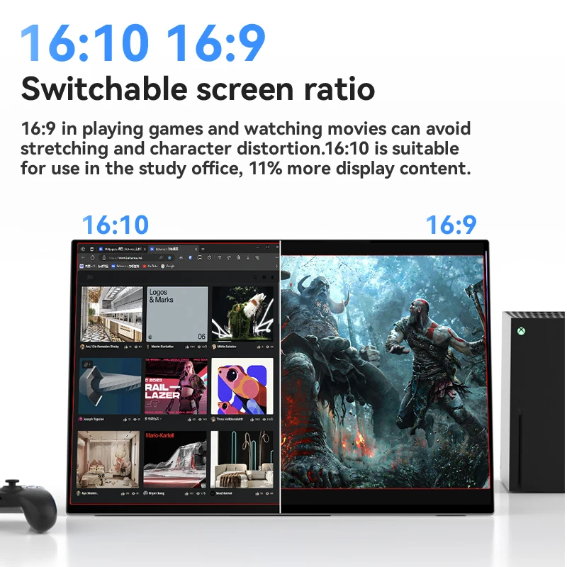 EHOMEWEI ۾ ޴  R-4K ø, 4K, 60Hz, 100% DCI-P3, 500nit