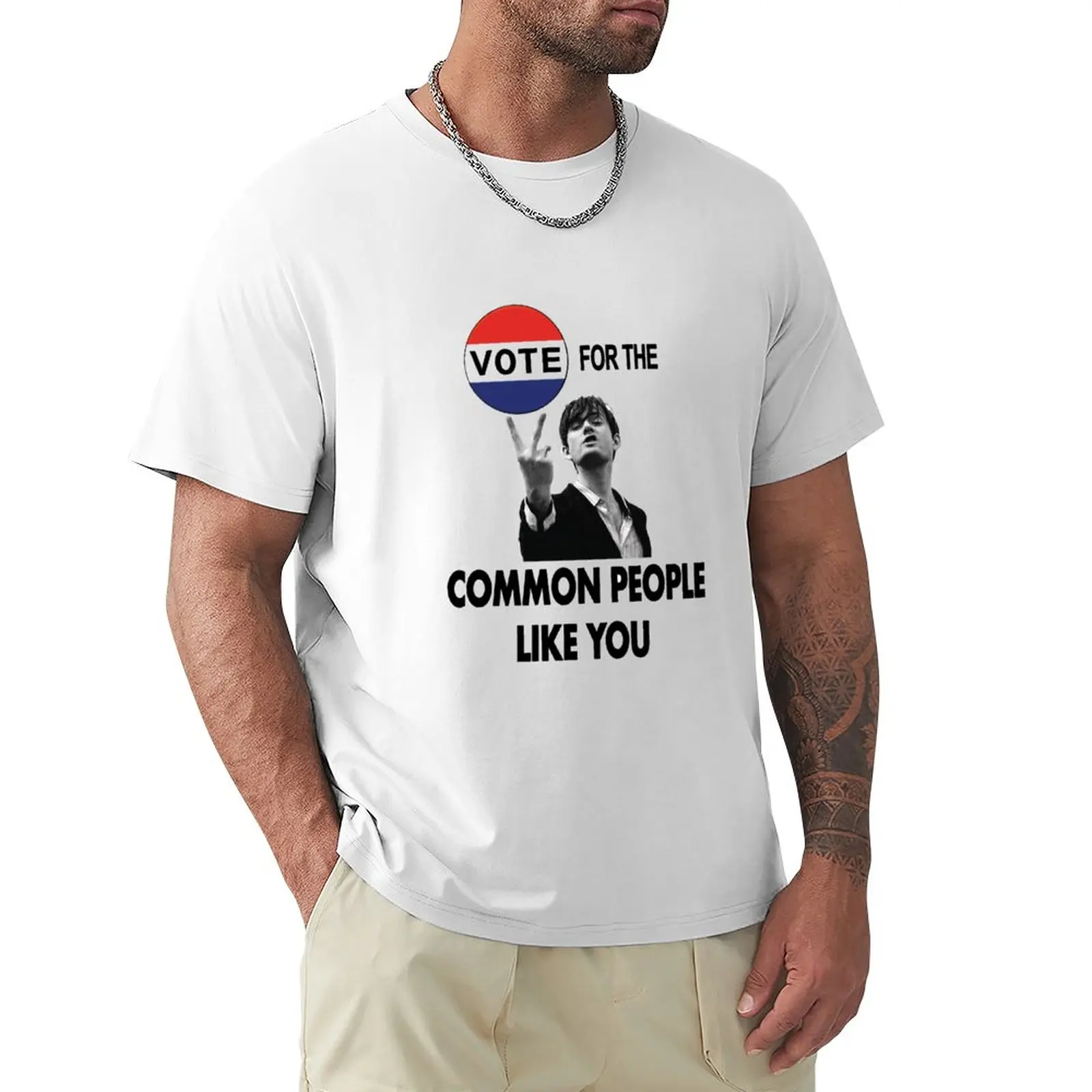 

Vote for common people T-Shirt tees graphics Aesthetic clothing Men's t-shirts