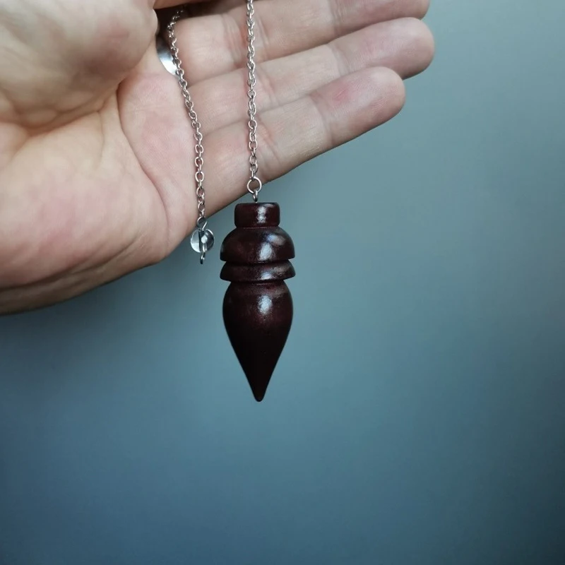Pendolo In Rame Per Rabdomanzia E Bilanciamento Chakra – Design Vintage, Catena 17 Cm, Punta Cava