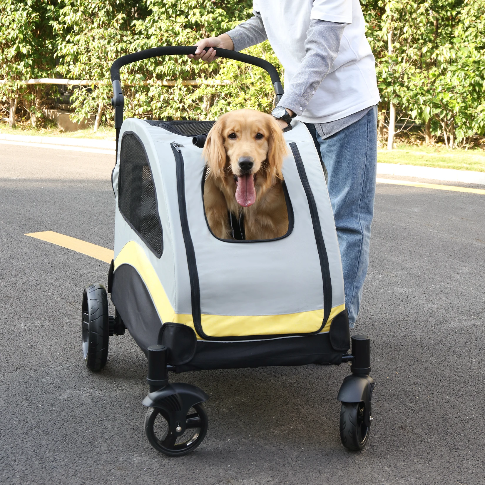 Foldable Dog Stroller 4
