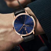 LUCKY FOX Classic Luxury Men Watch Simple Casual Men and Women Round Large Dial Quartz Watch Clock Gifts Men Reloj 2